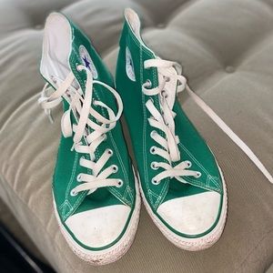 Green High Top Converse